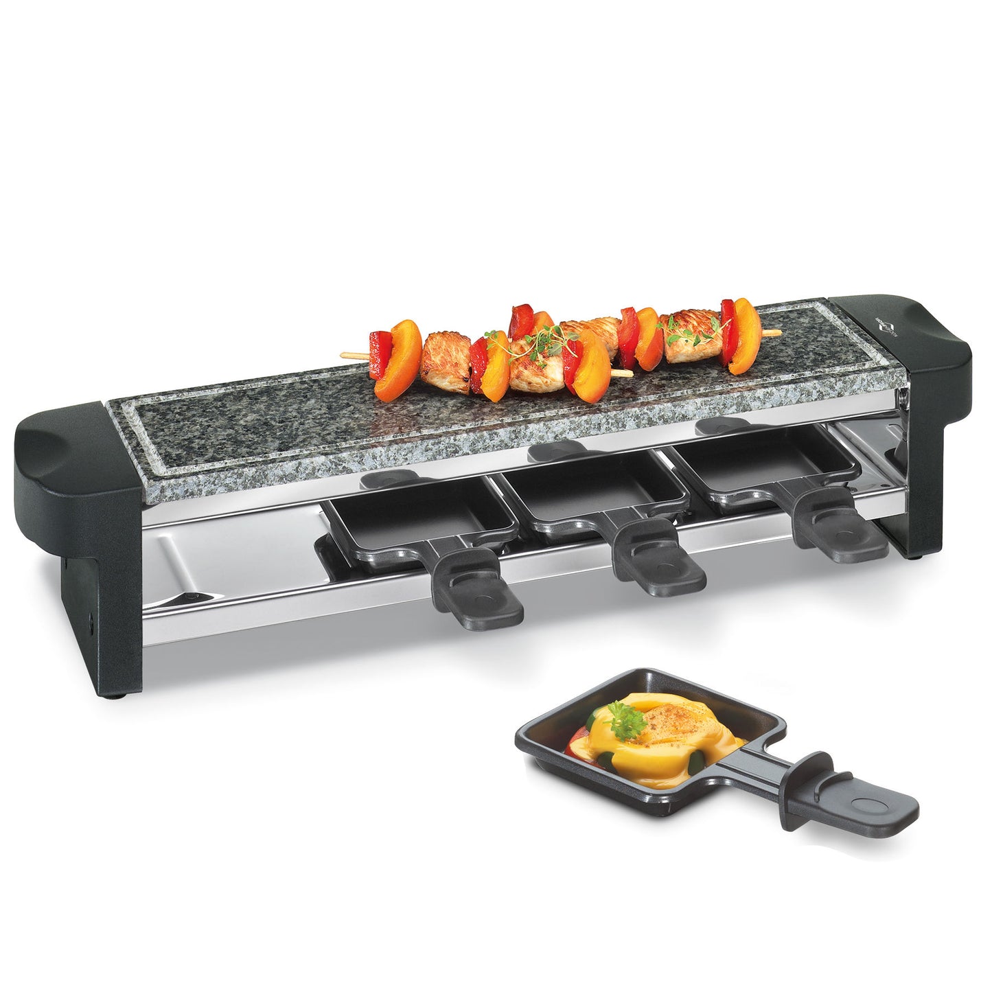 Raclette HOT STONE QUATTRO schwarz