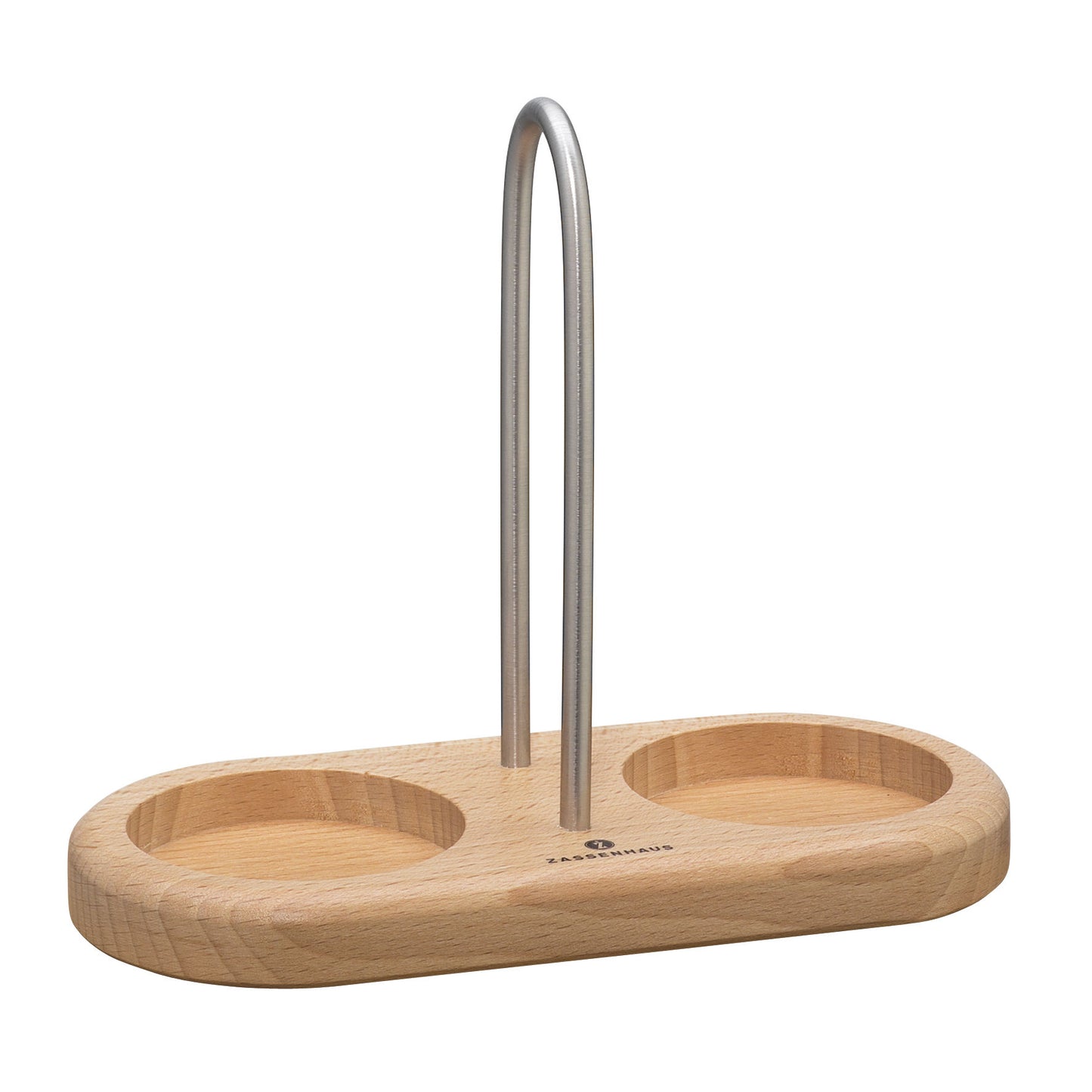 Mühlenuntersetzer mit Griff für 2 Mühlen natur