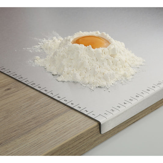 Küchenarbeitsplatte, Edelstahl 60 x50 cm