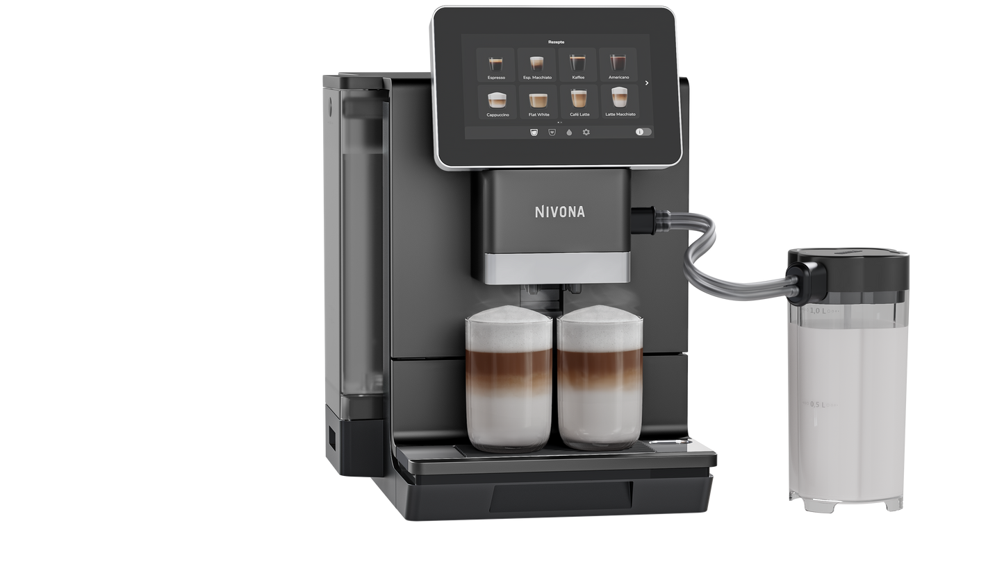 NIVONA NIVO 9101: Premium Kaffeevollautomat mit 5 Aromaprofilen, EasyClean+ Milchsystem & Chilled Brew – Genuss auf Knopfdruck
