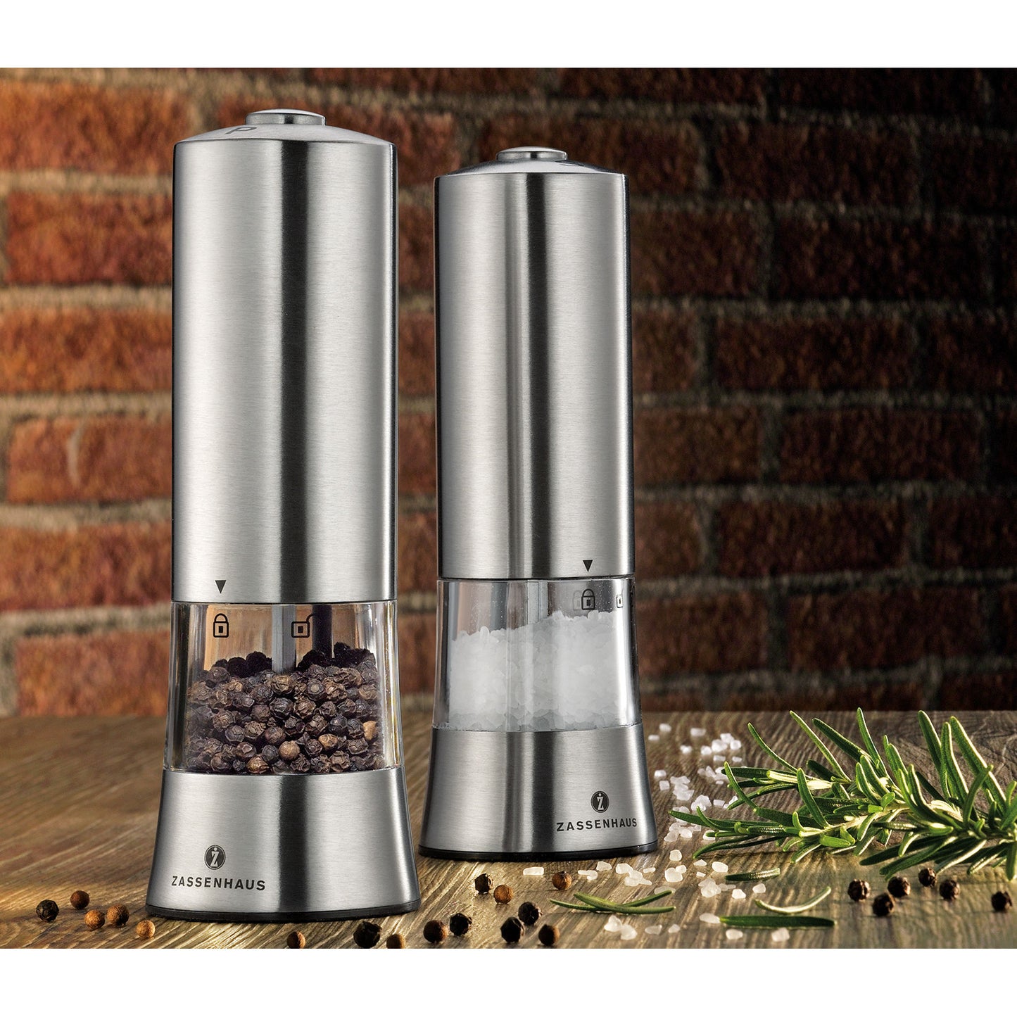 Pfeffermühle GERA elektrisch 18 cm Edelstahl