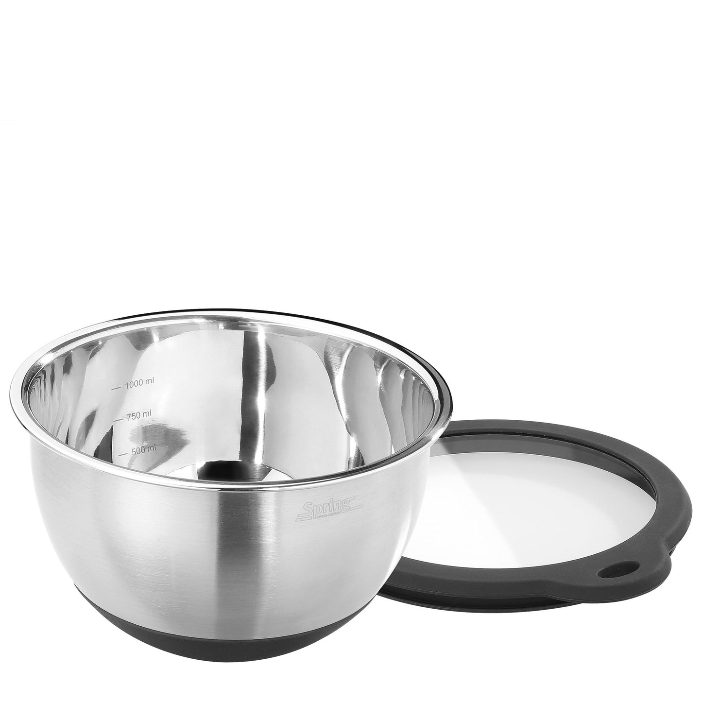 Schüssel-Set 3-teilig mit Glasdeckel