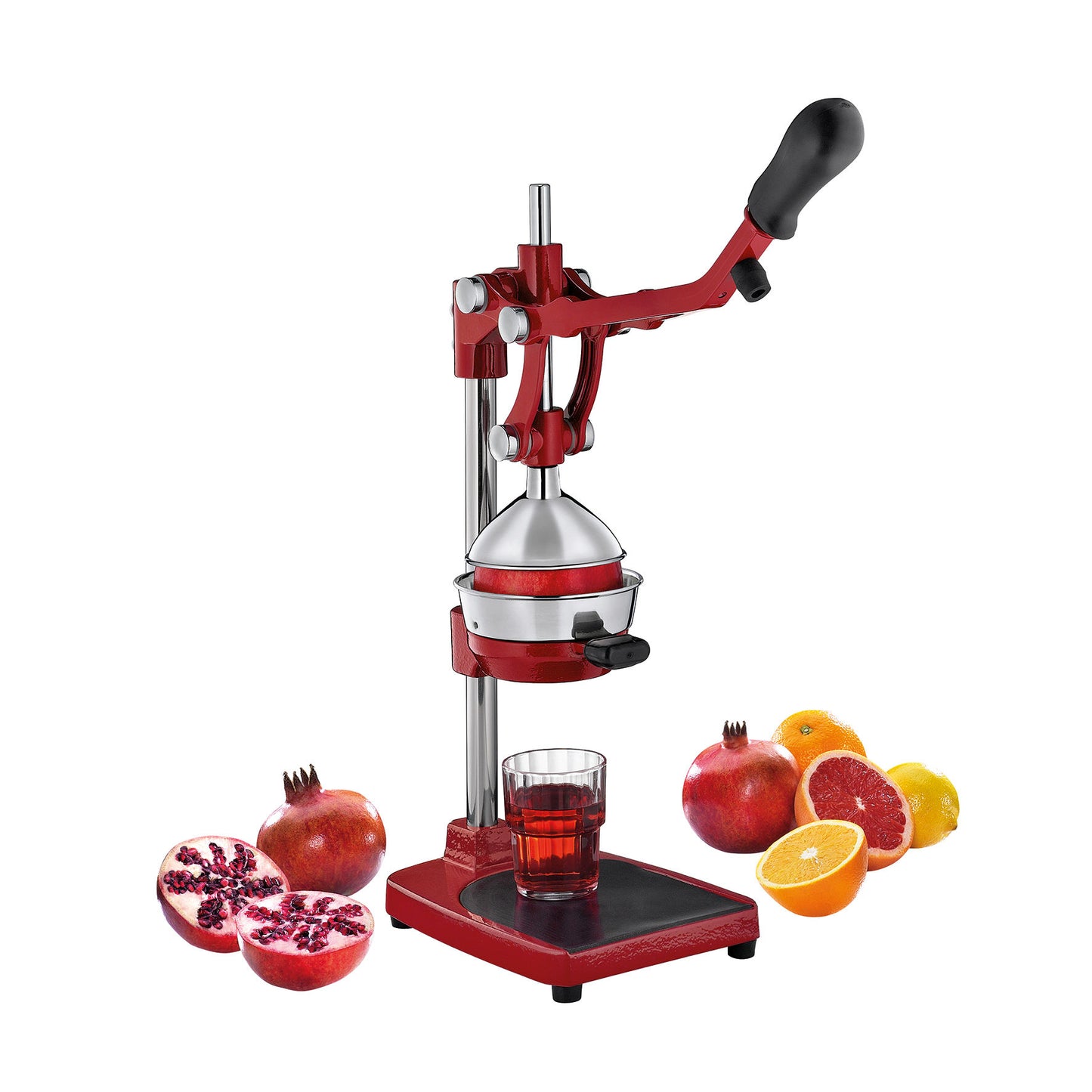 Profi-Granatapfelpresse LIVORNO rot