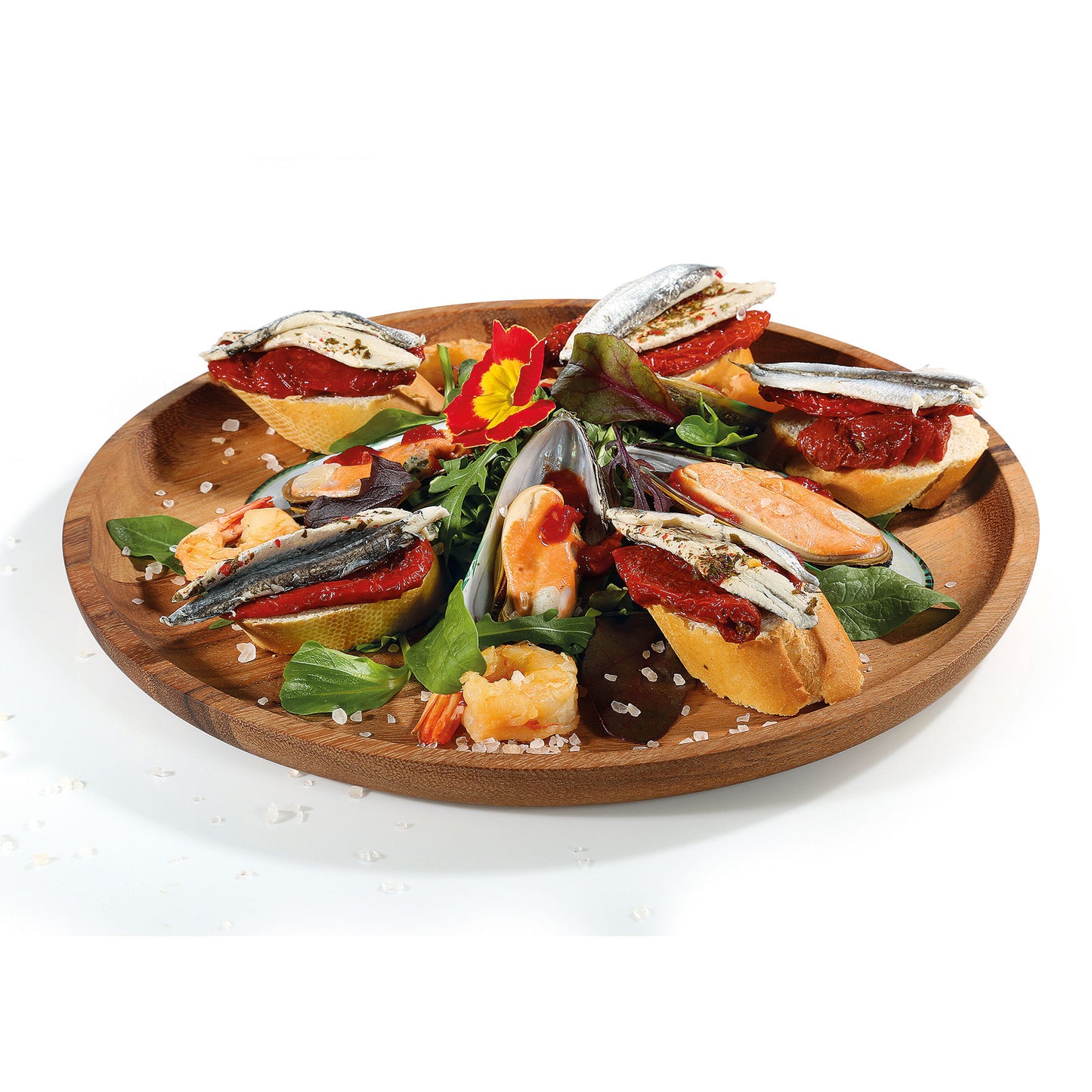 Snackteller, Akazie Ø 25 cm