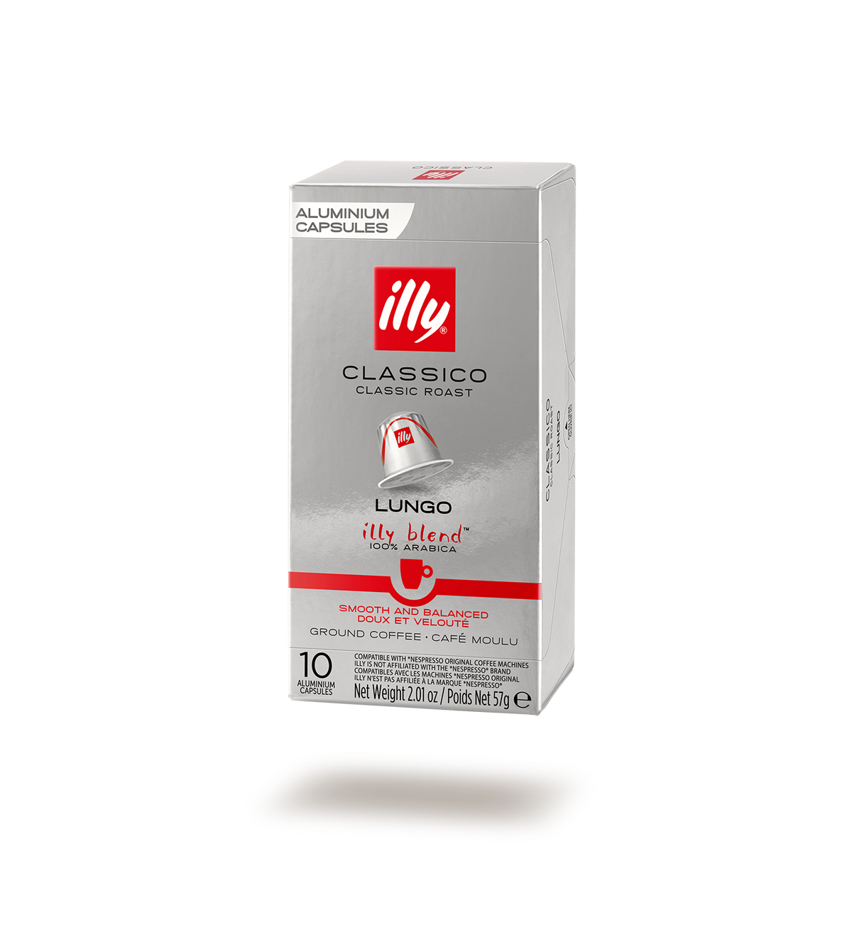 illy Classico Lungo Kaffeekapseln kompatibel mit Nespresso Original*, 57 g