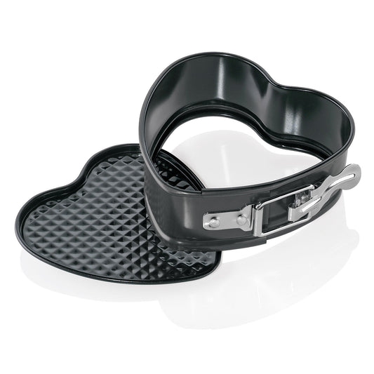 Springform Herz 12 cm, schwarz