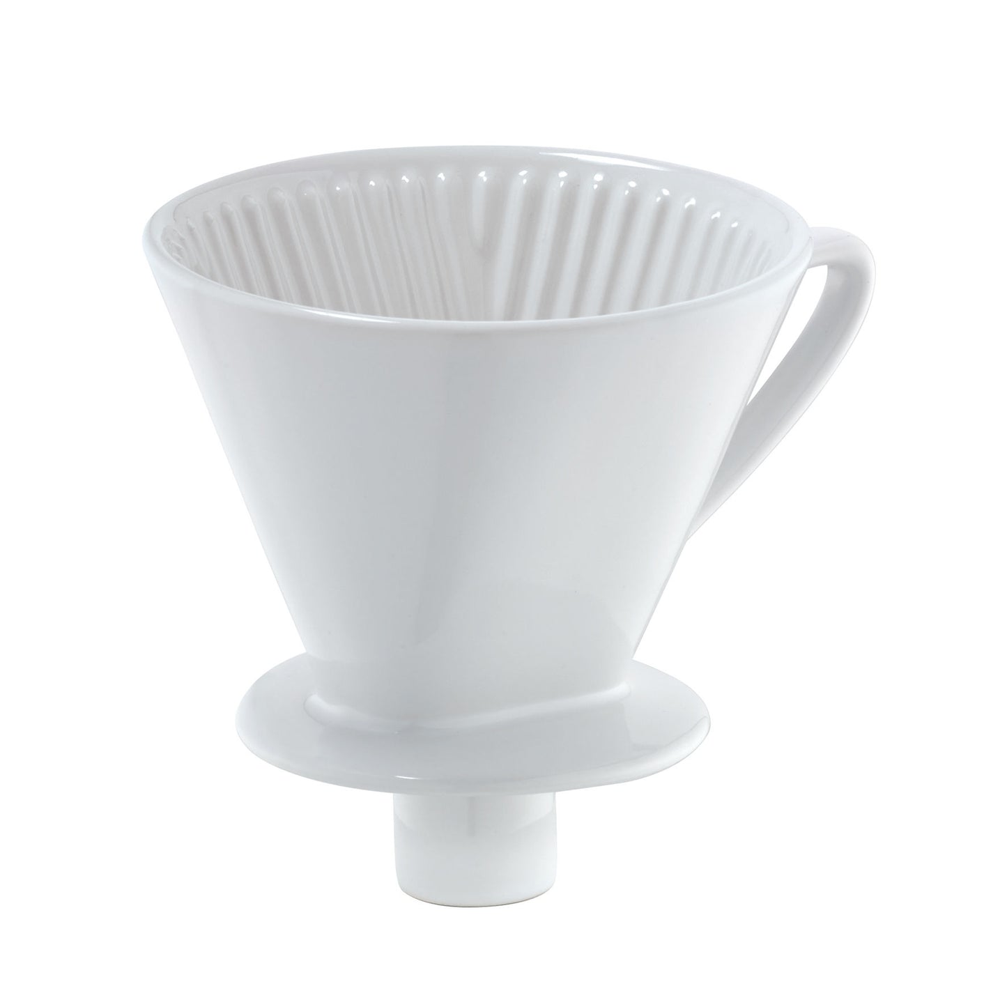 Kaffeefilter mit Stutzen Gr. 4 weiß