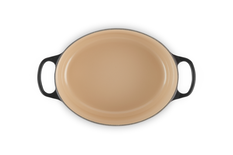 LE CREUSET Signature Bräter oval 40cm Schwarz matt