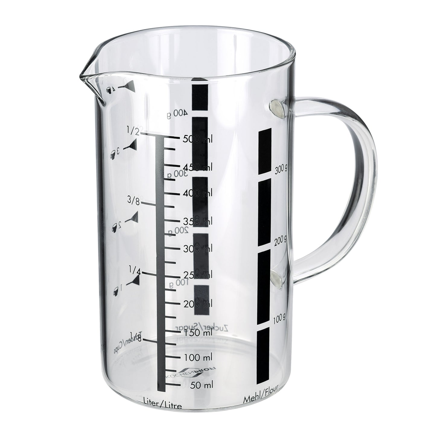 Messbecher 500 ml, Glas