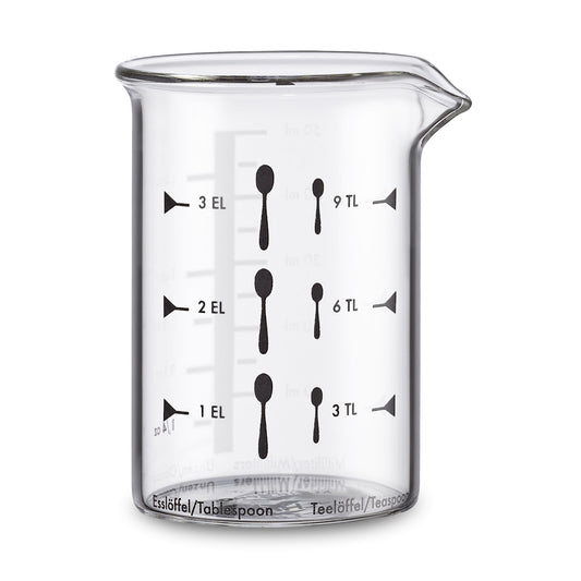Messbecher 50 ml, Glas