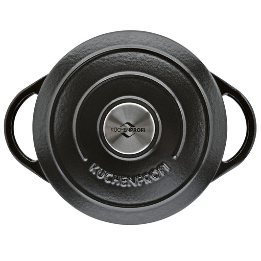 Bratentopf rund, 20 cm classic black