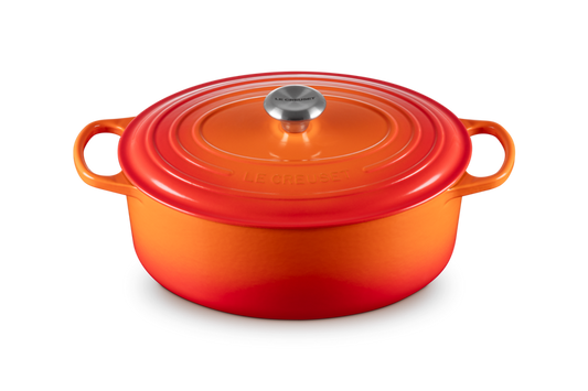 LE CREUSET Signature Bräter oval 40cm Ofenrot