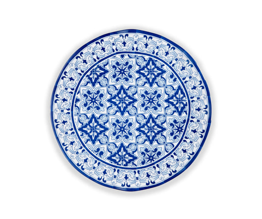 QSQUARED Talavera Blau Platte 40 cm