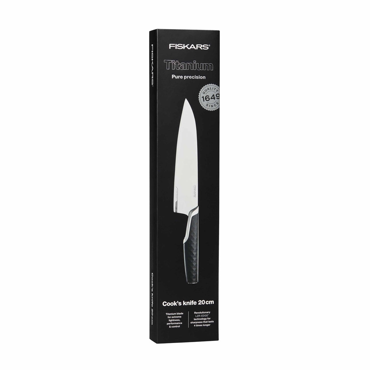 Fiskars Titanium Kochmesser - Klinge 20 cm