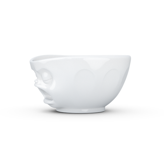 Schmunzel Schale kotzend in weiß 1000ml