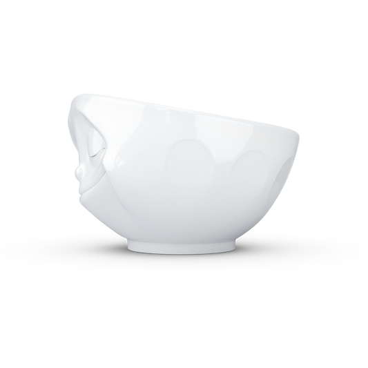 Schmunzel Schale glücklich in weiß 1000ml