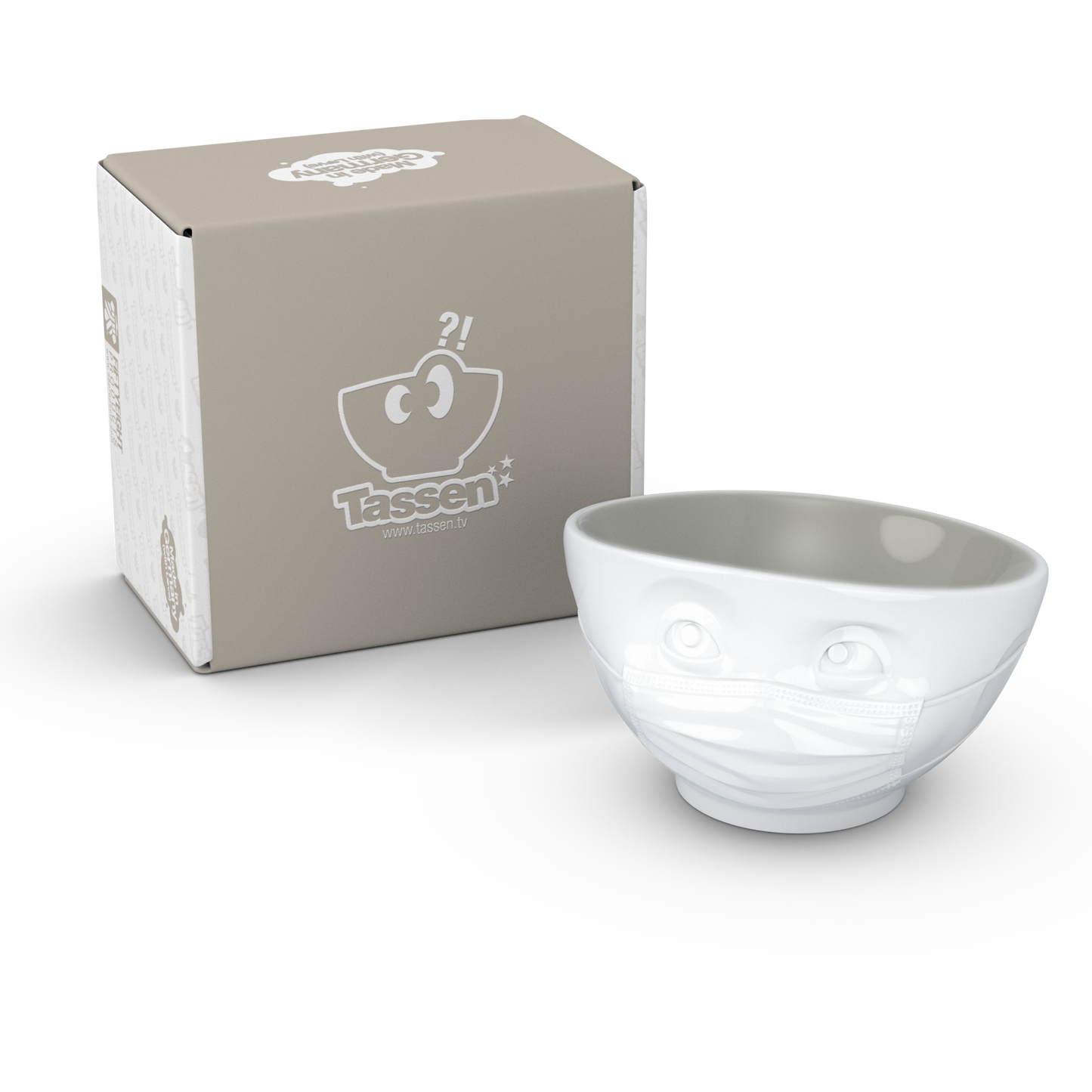 Schmunzel Schale Zuversicht innen Stein 500ml