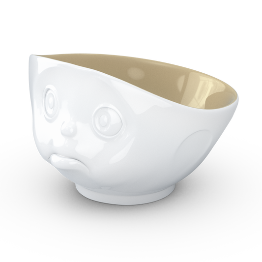 Schmunzel Schale schmollend innen Sand weiß 500ml