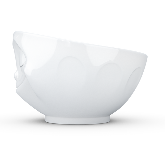 Schmunzel Schale glücklich in weiß 500ml