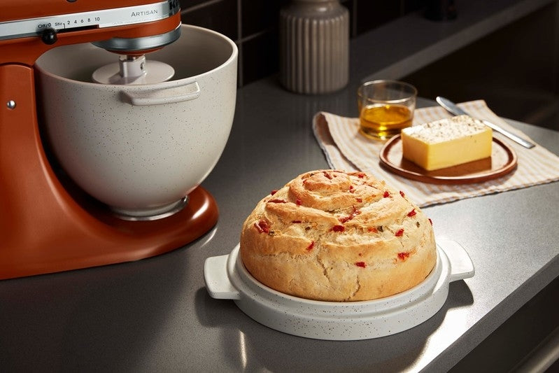 KitchenAid Brotbackschüssel mit Backdeckel Keramik 5KSM2CB5BGS