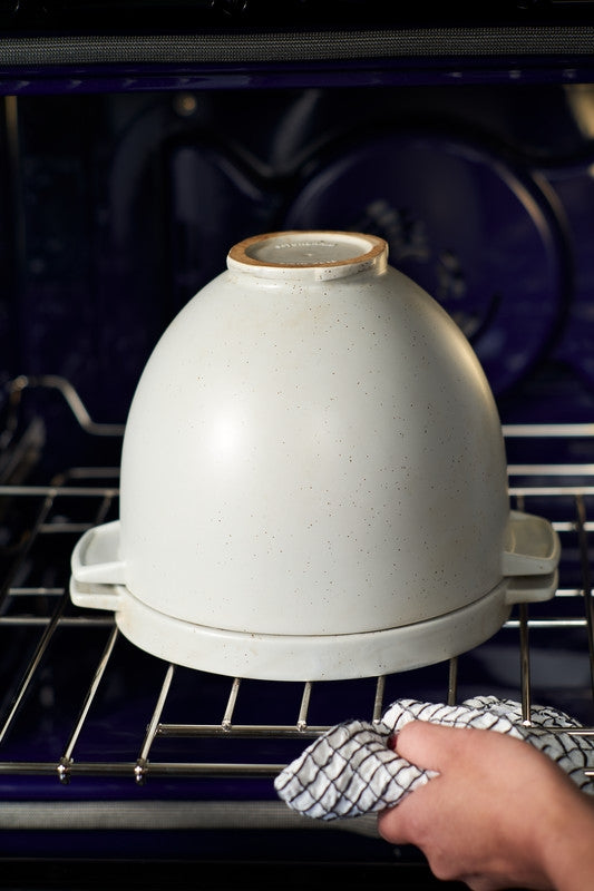 KitchenAid Brotbackschüssel mit Backdeckel Keramik 5KSM2CB5BGS