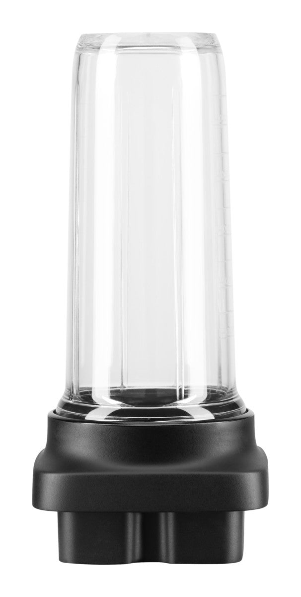 KitchenAid BPA-freier Behälter zum Mitnehmen (500 ml) mit Trinkdeckel und Messereinheit für ARTISAN K400 Standmixer
