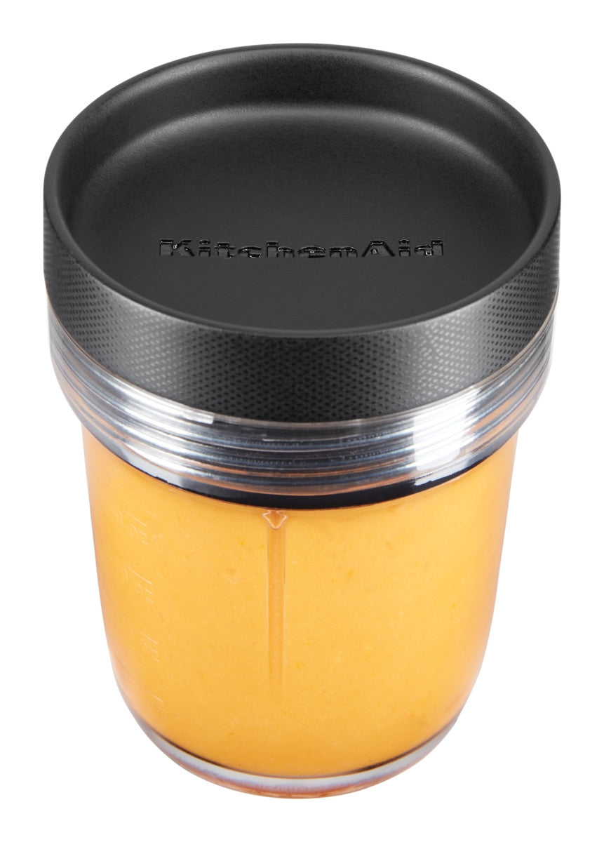 KitchenAid1 BPA-freier kleiner Behälter (200 ml) mit luftdichtem Deckel für ARTISAN K400 Standmixer