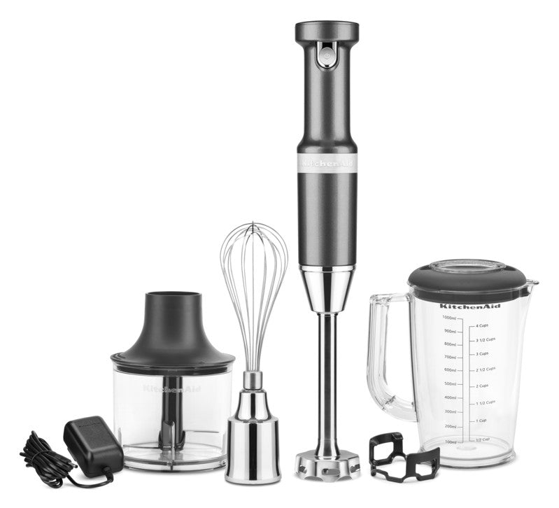 KitchenAid Artisan kabelloser Stabmixer 5KHBBV83EMS medaillon silber