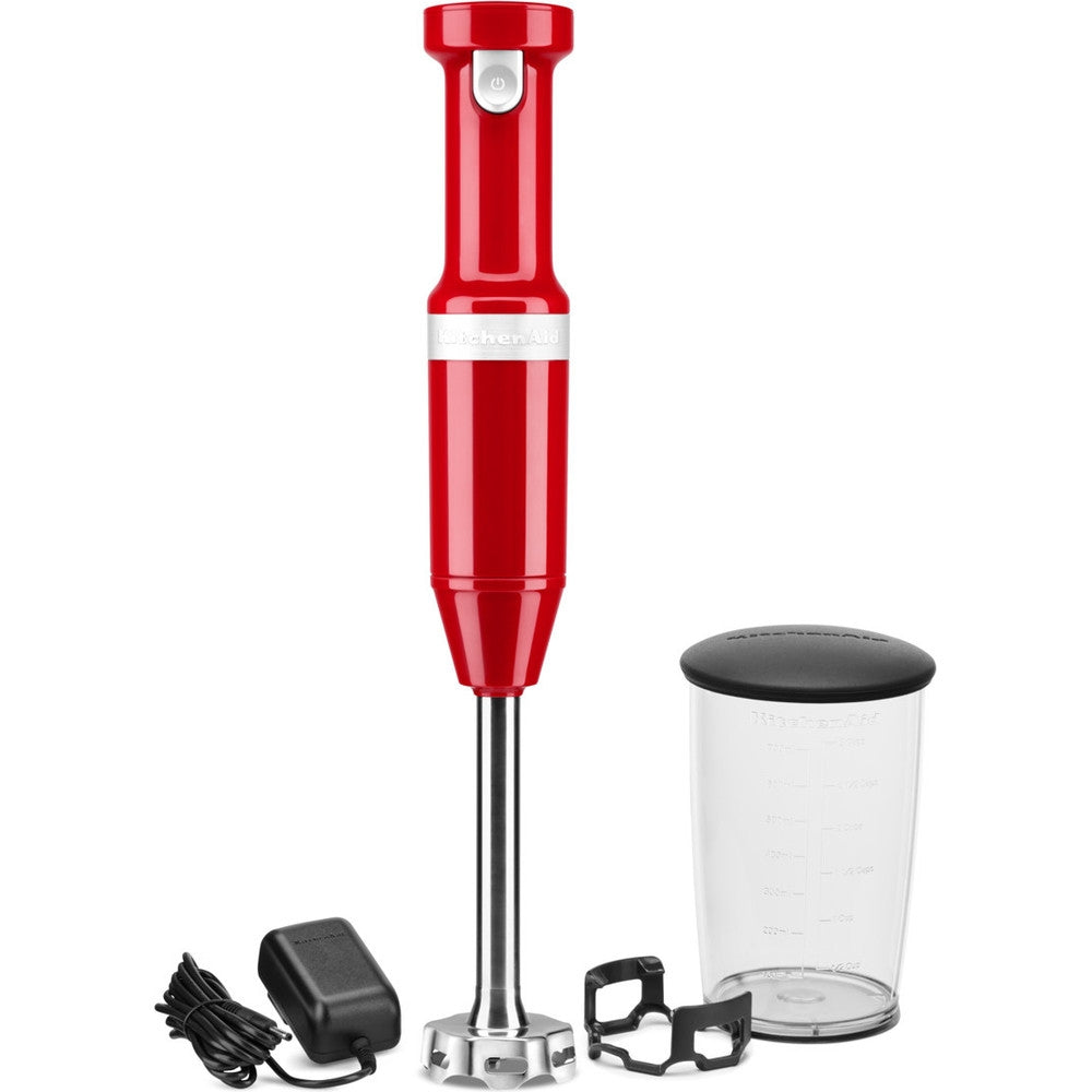 KitchenAid kabelloser Stabmixer 5KHBBV53EER empire rot