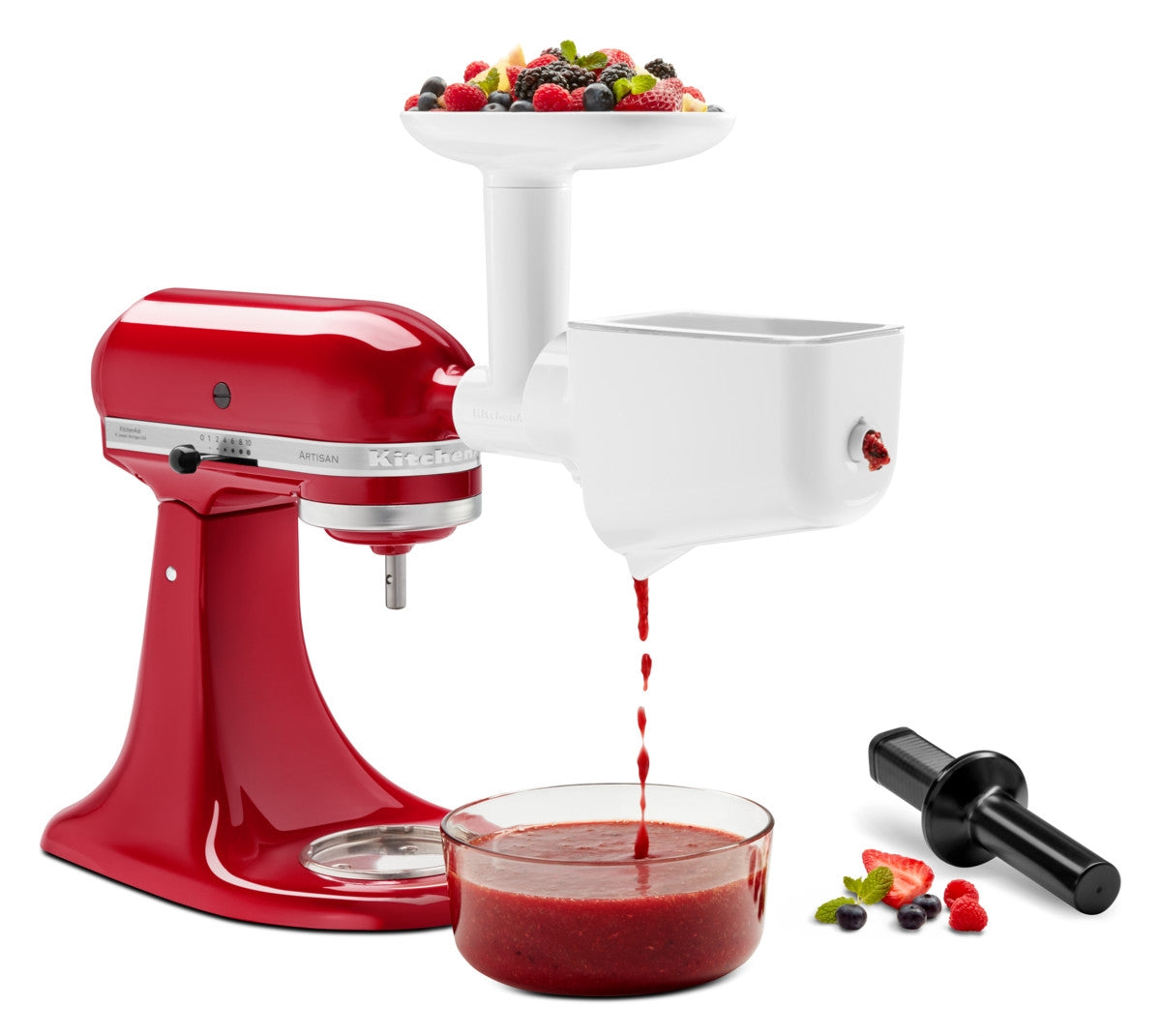KitchenAid Zubehör Fleischwolf + Pürieraufsatz im Set (5KSMFVSFGA)