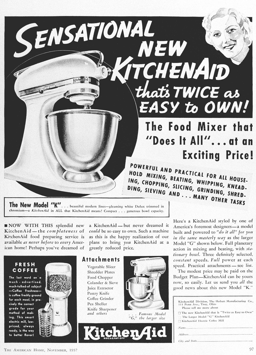 KitchenAid historic advertisement