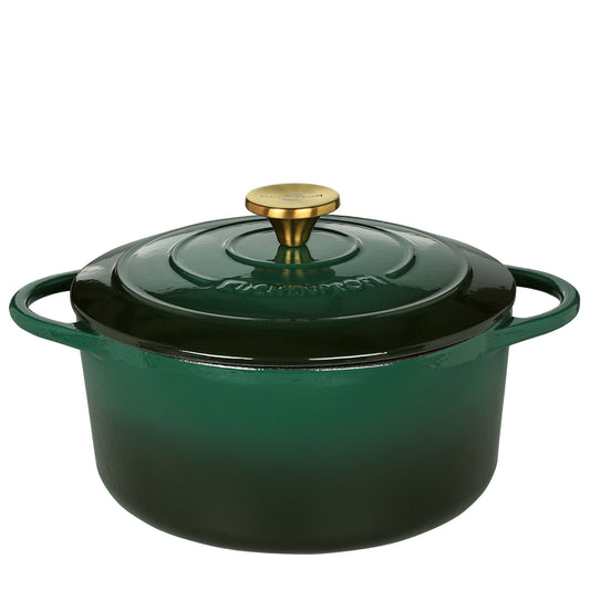 Bratentopf rund, 24 cm racing green