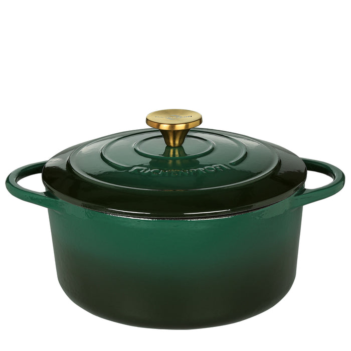 Bratentopf rund, 24 cm racing green