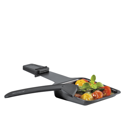 Raclette mit Alugrillplatte rot