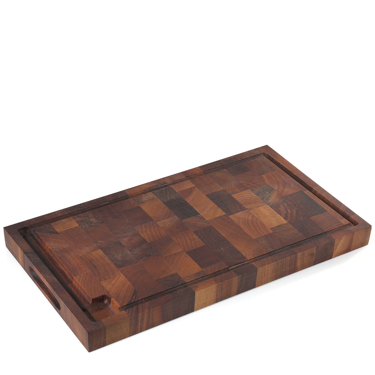 Hackblock, Nussbaum Stirnholz 54 x 30 x 4 cm