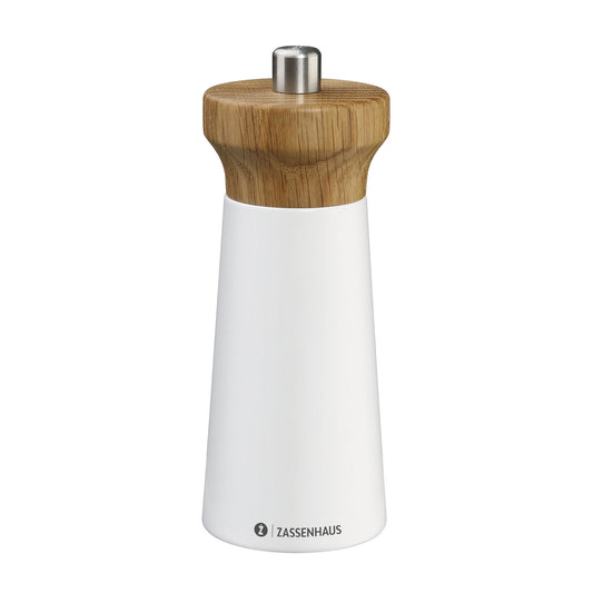 Pfeffermühle WESTERLAND 14 cm weiß/Eiche