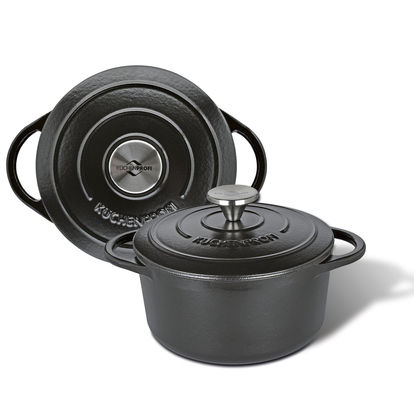 Bratentopf rund, 20 cm classic black