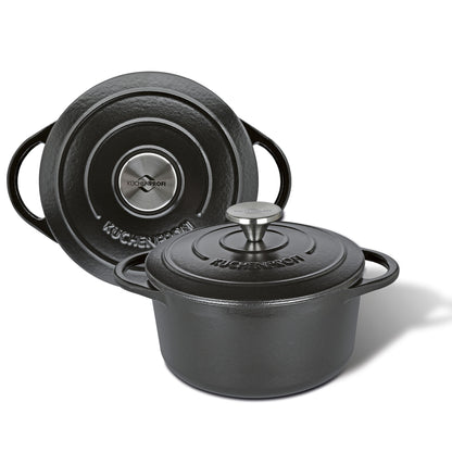 Bratentopf rund, 20 cm classic black