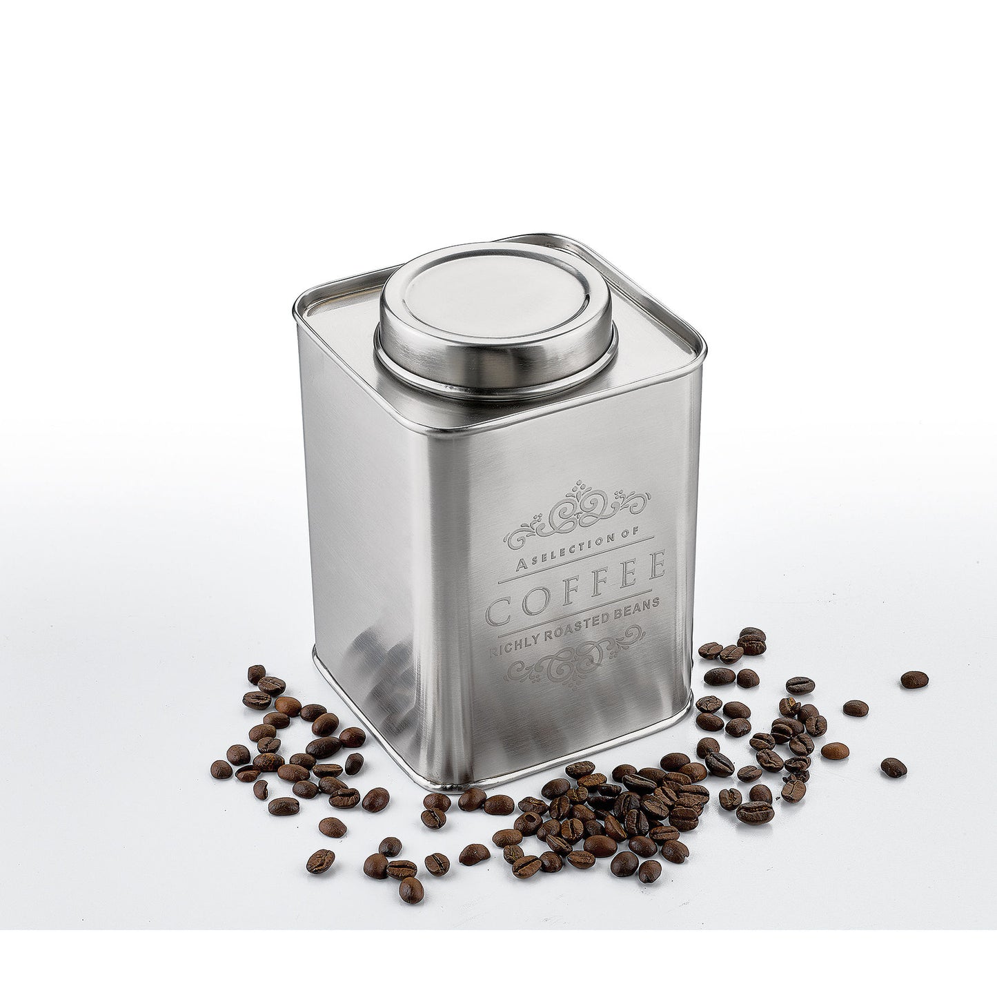 Vorratsdose COFFEE, Edelstahl 500 g