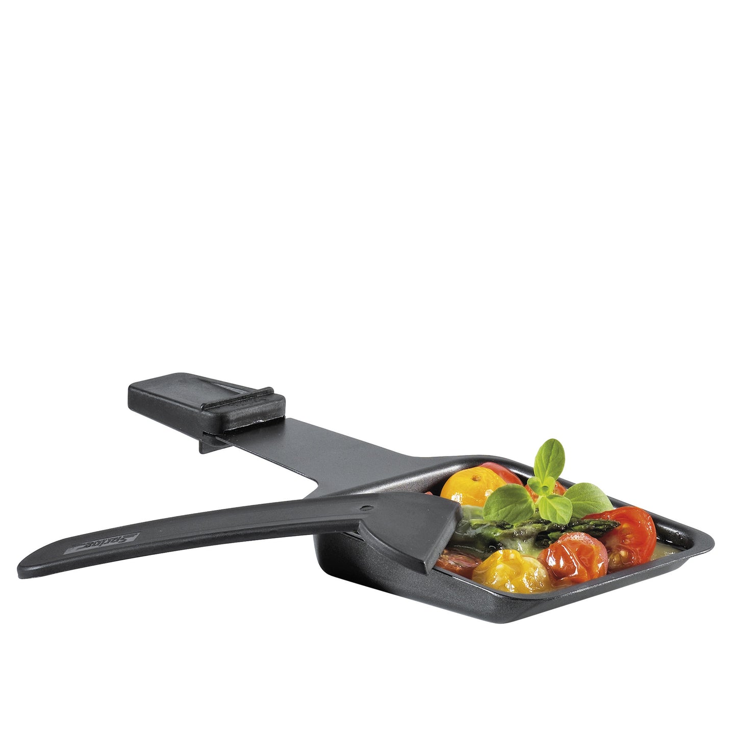 Raclette mit Alugrillplatte schwarz
