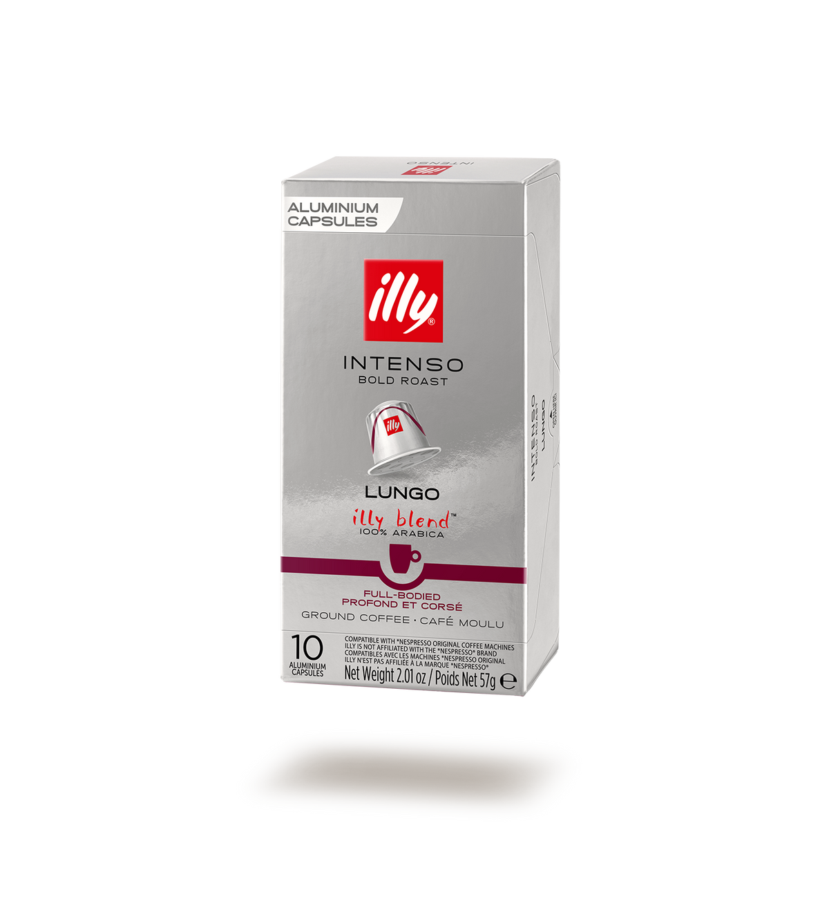illy Intenso Lungo Kaffeekapseln kompatibel mit Nespresso Original*, 57 g