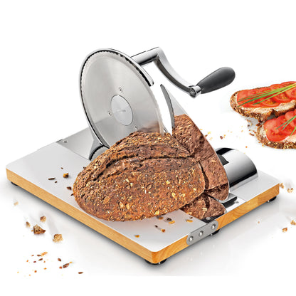 Brotschneidemaschine VINTAGE, manuell, chrom