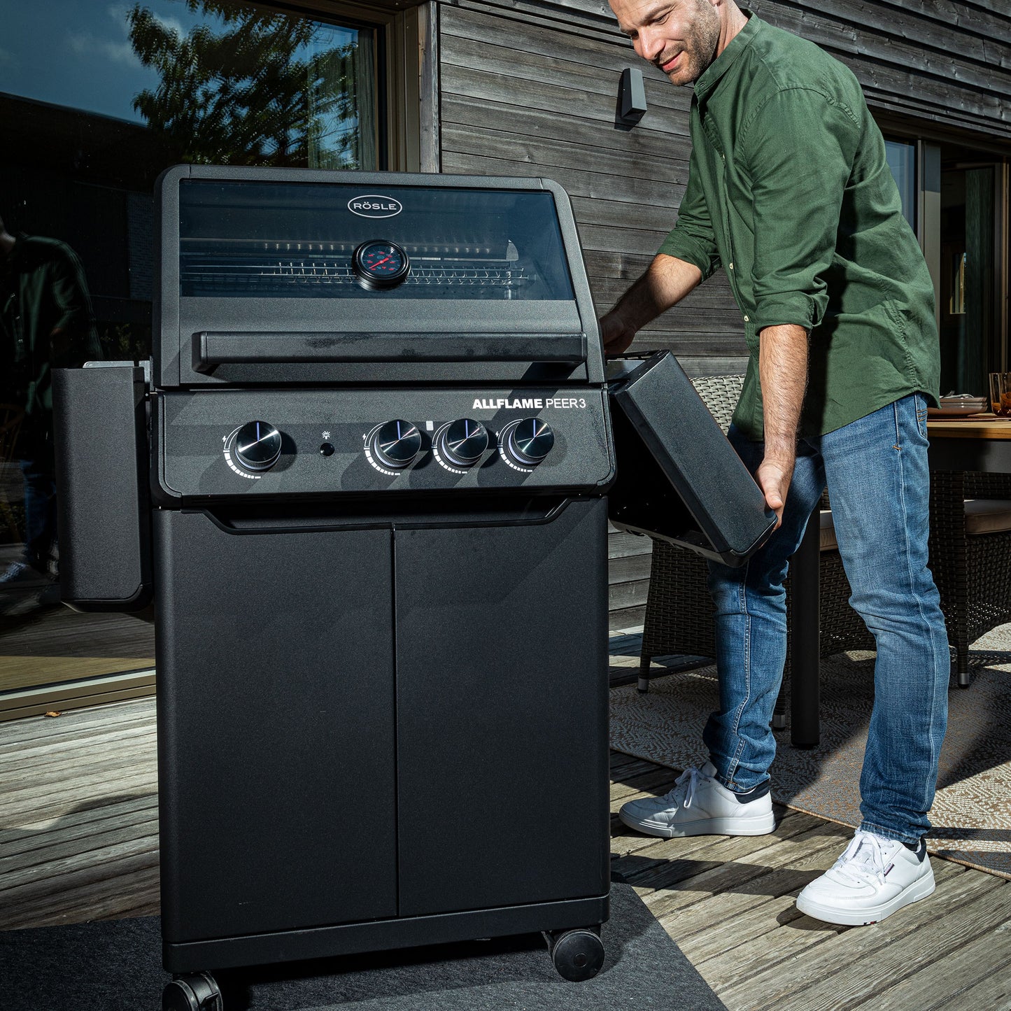 Rösle Gasgrill ALLFLAME Peer 3 50mbar