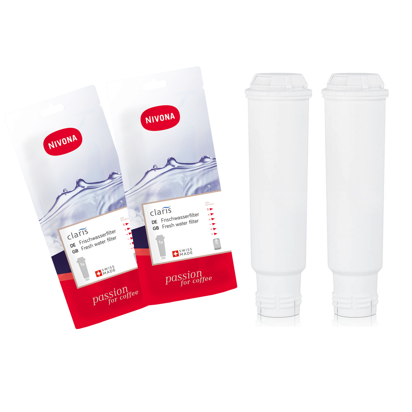 2er Pack Nivona Claris Frischwasserfilter  NIRF 700  Vorteilspack