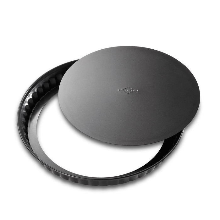 Quicheform 24 cm mit Hebeboden, schwarz