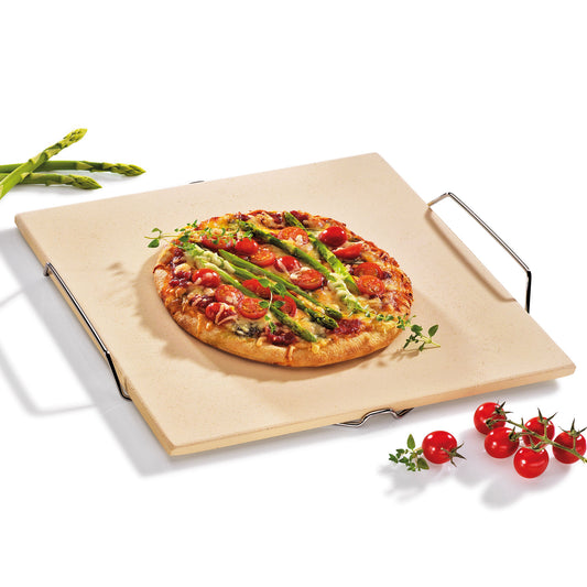 Pizzastein mit Gestell 38x35,5