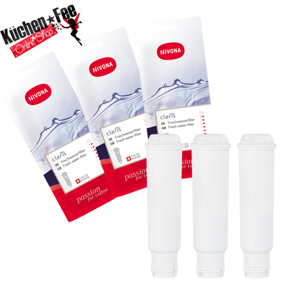 3er Pack Nivona Claris Frischwasserfilter  NIRF 700  Vorteilspack