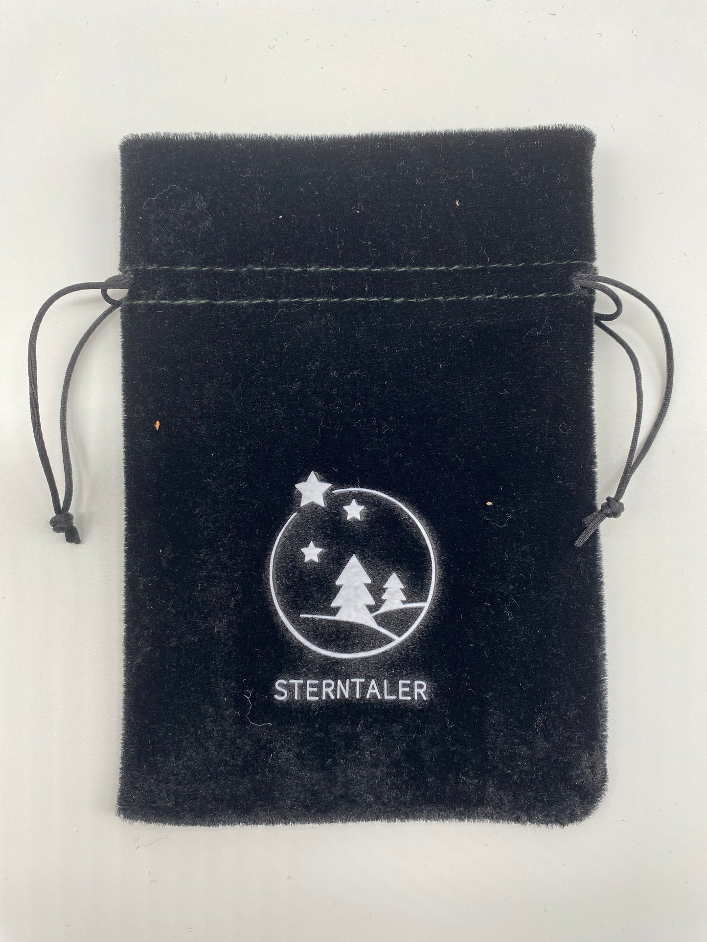 Samtbeutel ca. 10 cm für Batteriefach, schwarz