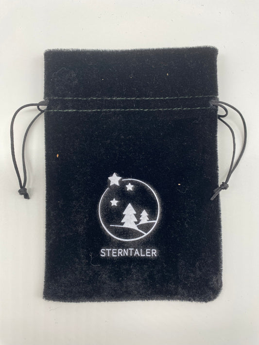 Samtbeutel ca. 10 cm für Batteriefach, schwarz