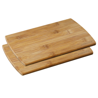 Frühstücksbretter 2er-Set, Bambus 26 x 17 cm